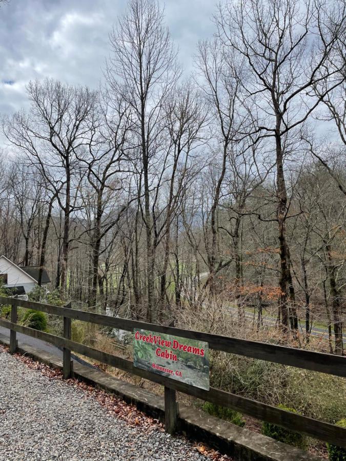 Cozy Creekfront Family Cabin-Pet Friendly -Gamerm-Hot Tub Hiawassee Esterno foto